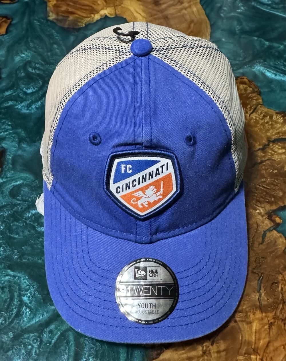 YOUTH FC Cincinnati New Era 9TWENTY MLS Adjustable Snap back Hat Soccer